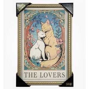 Sapna Shah‎ "The Lovers" Tarot Art Print Art Nouveau NWT Viral